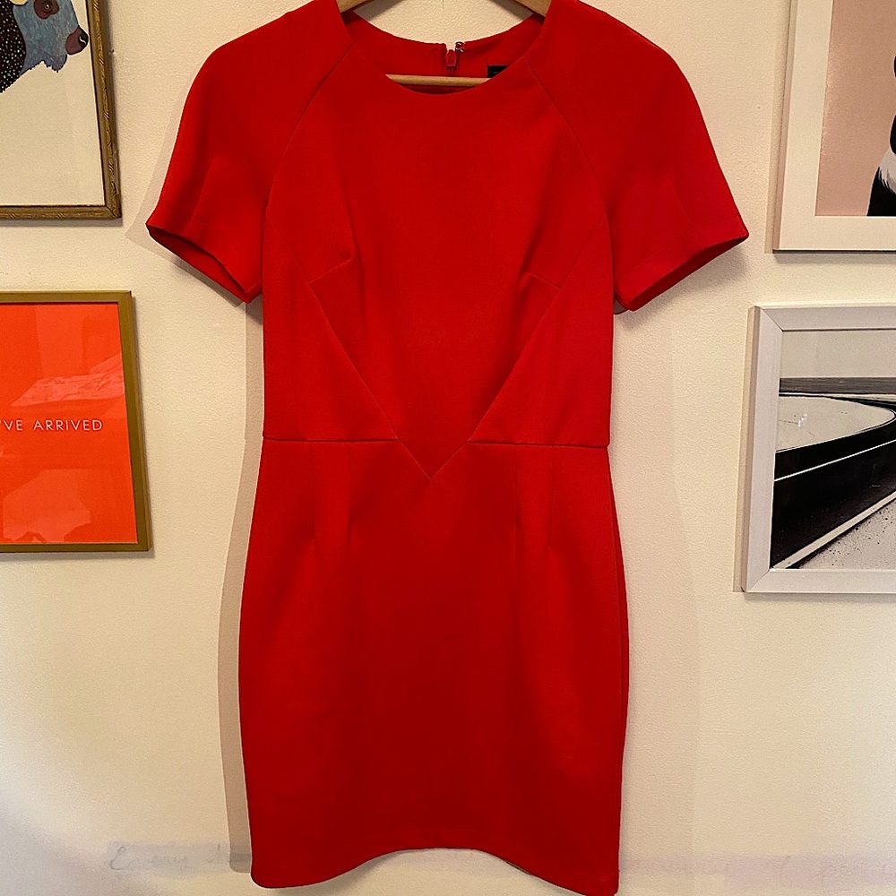 Topshop Red Dress